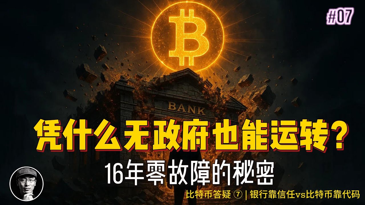 比特币到底是如何运作的？无政府也能稳定运行16年的秘密 | 从银行系统到区块链的完整对比解析 | 加密星球