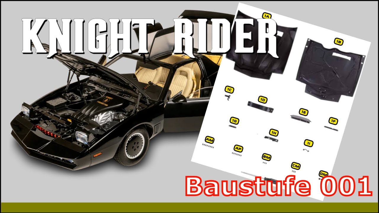 Knight Rider - K.I.T.T. - Funktions Modell 1:8 selber bauen - 001