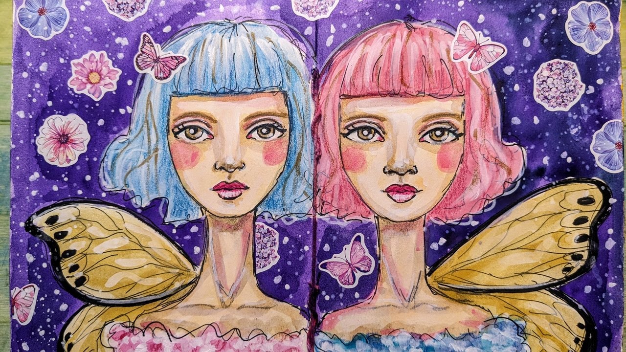 ❤️ ART-booklet cover & FLIP-THROUGH