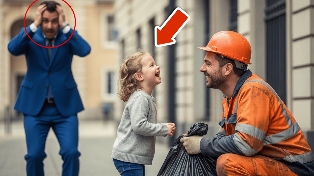 LA HIJA DEL MILLONARIO JAMÁS HABLABA… HASTA QUE EL BASURERO LE DIJO ALGO