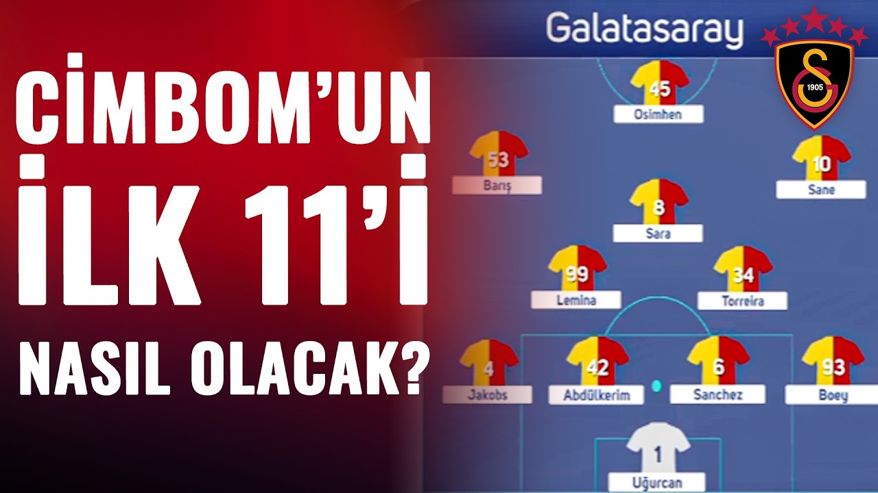Galatasaray, Beşiktaş'a Karşı Hangi İlk 11 İle Çıkacak? Galatasaray'ın İlk 11'i Nasıl Olmalı?