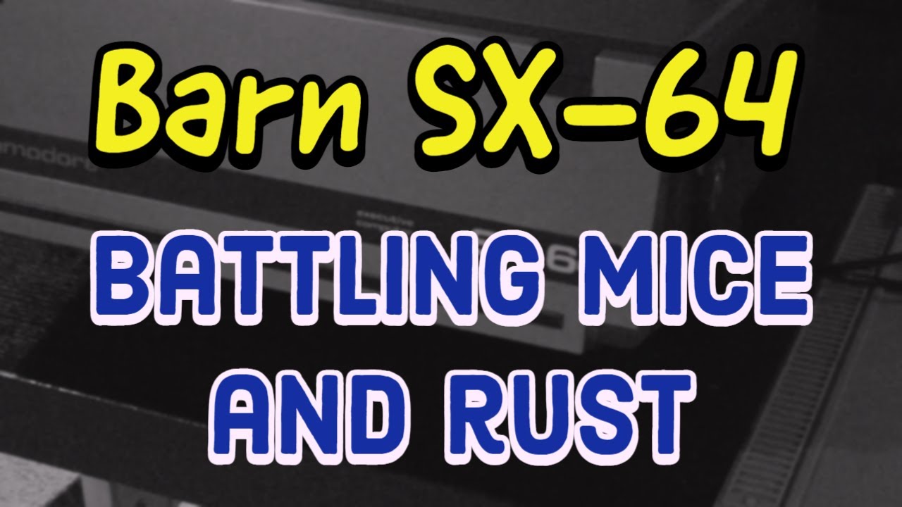 Barn find Commodore SX-64...complete with rust and mouse droppings