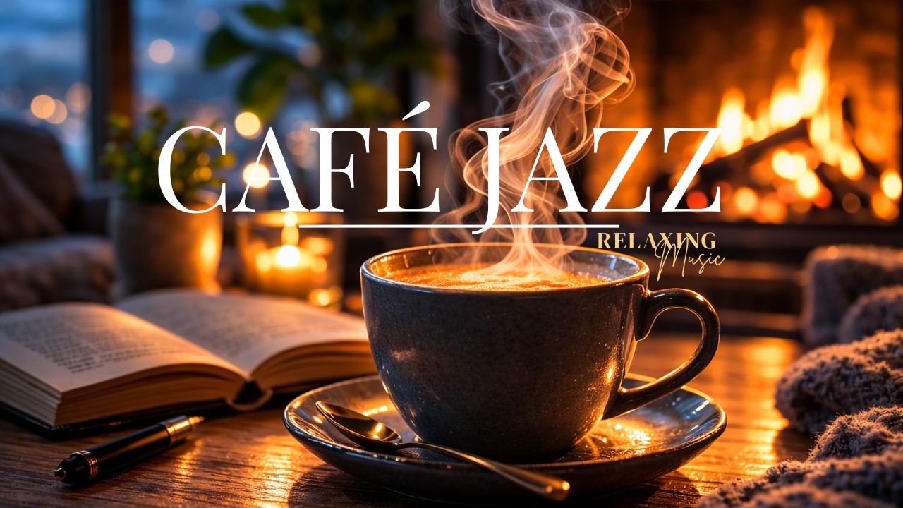 Sip Your Jazz ☕ Smooth Jazz Music Ambience 4K Cozy Night Jazz Ambience