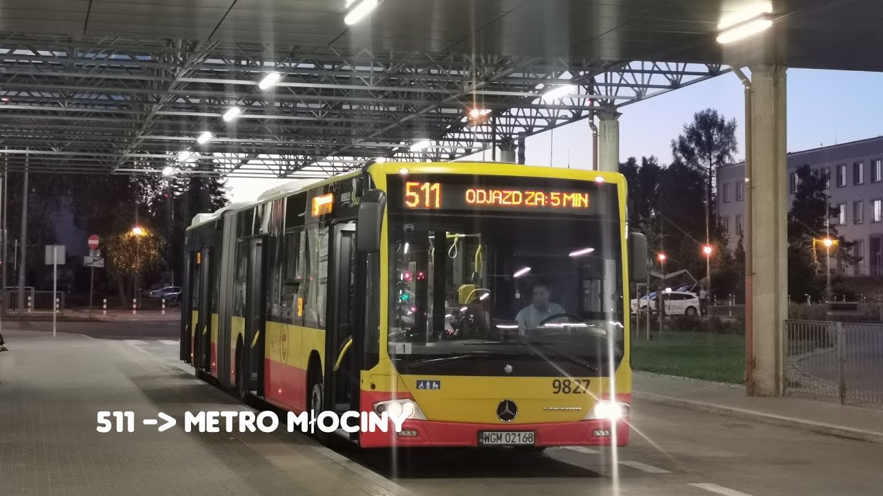 511 ➡️ Metro Młociny - Mercedes Conecto G LF #9827 Mobilis