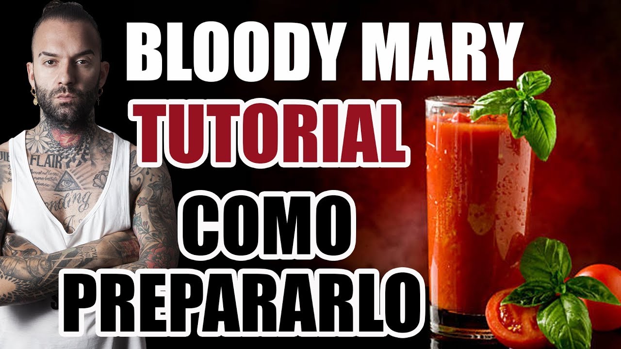BLOODY MARY COCKTAIL / TUTORIAL COMO PREPARARLO #tutorial #cocktail #español 🍸💓
