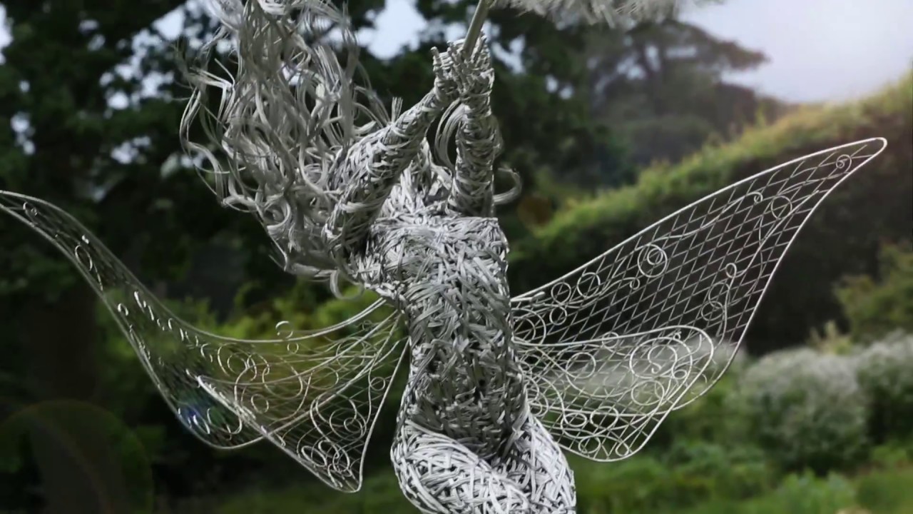 Wire Fairy Sculpture at Trentham Gardens