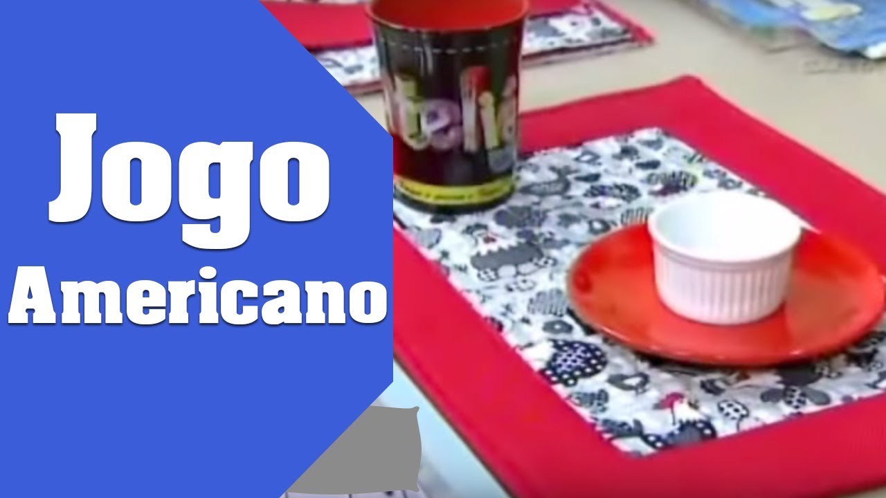 Como Fazer Jogo Americano | Ana Cosentino