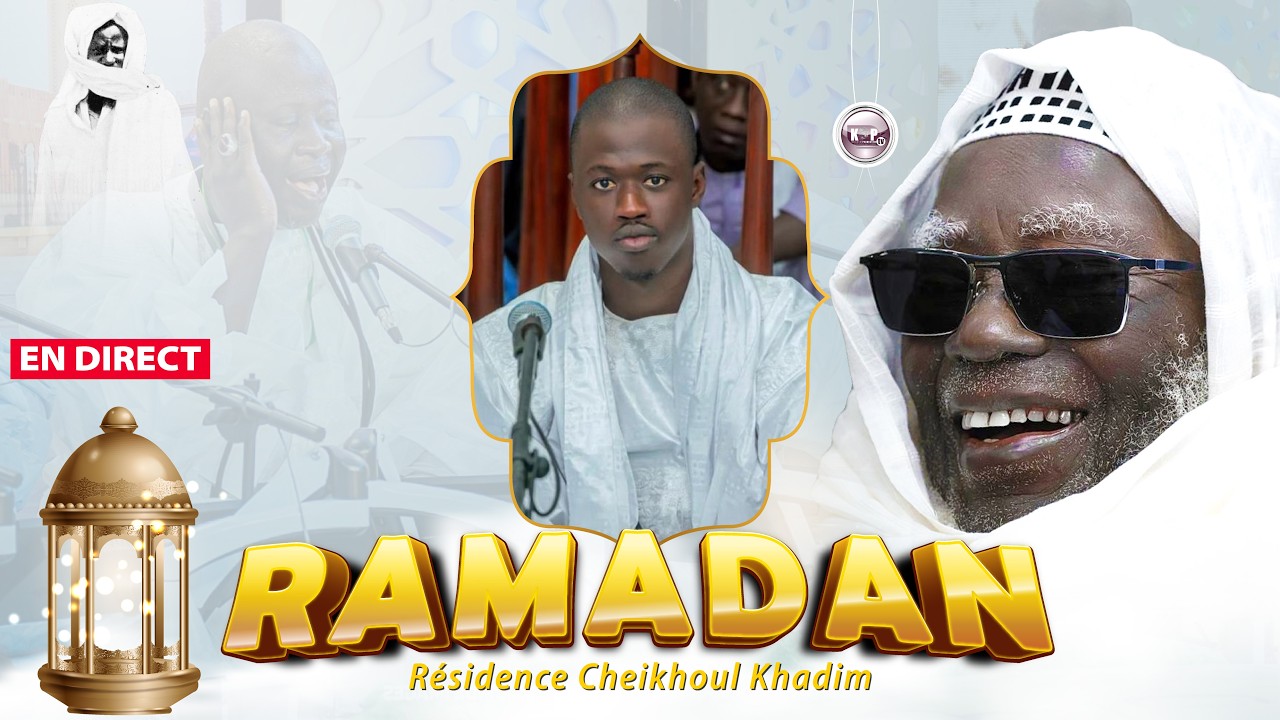 🔴En Direct Résidence Cheikhoul Khadim Al Mashrabu'ç çâfî Ramadan Prestation Kurel Hizbou Tarkhiyyah