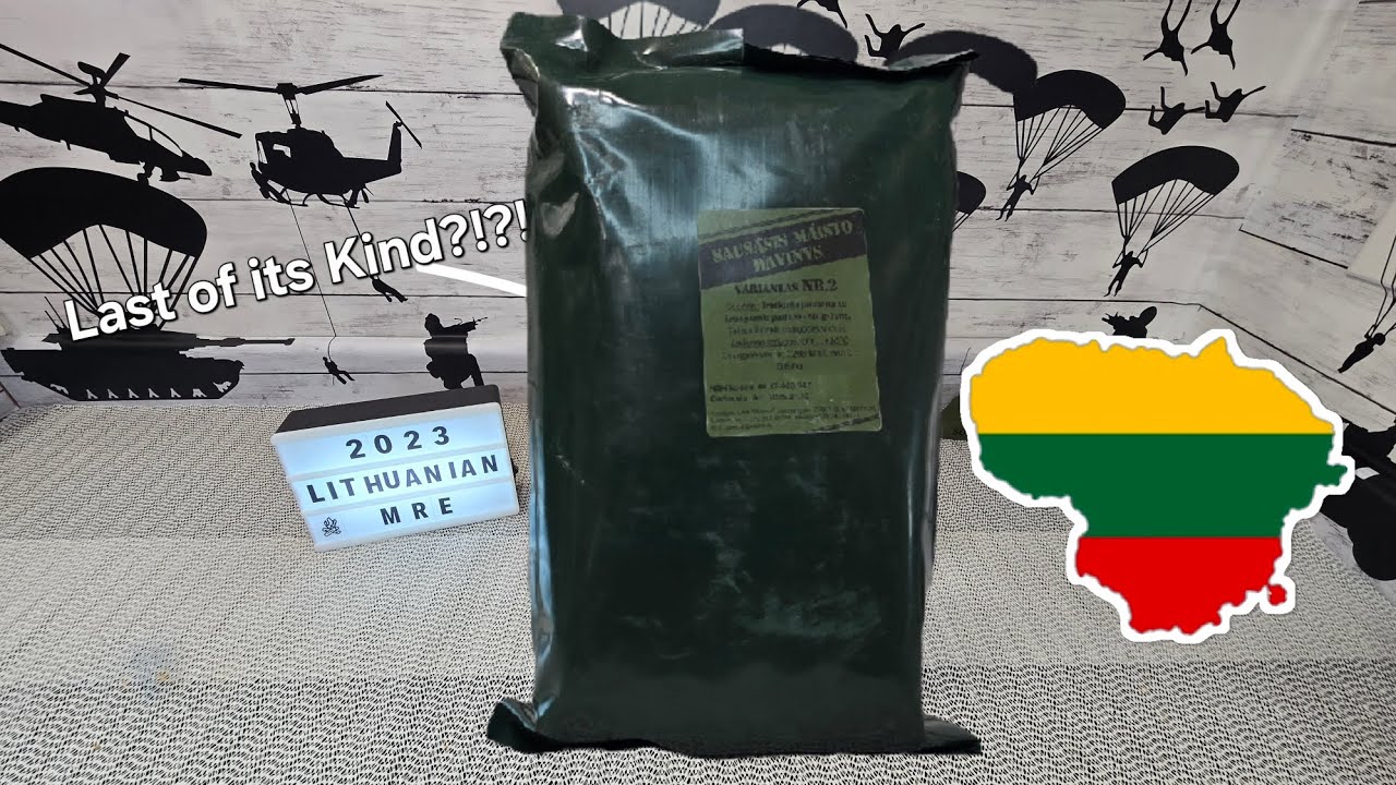 Lithuanian Military Ration MRE Review Meal Ready To Eat