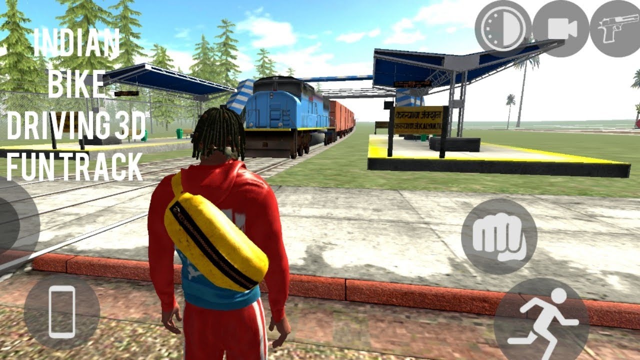 Indian bike driving 3D fun track 