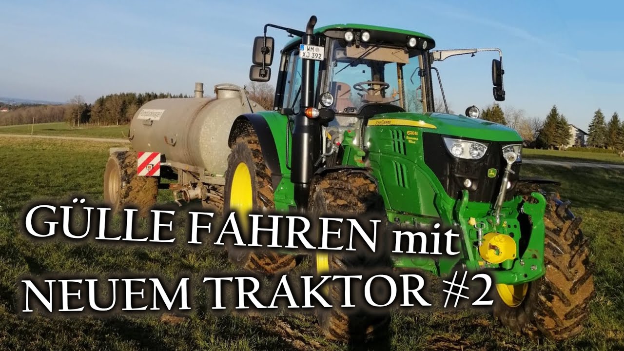 Gülle fahren mit NEUEM 6120M | Let´s drive John Deere | Kulturland Agrar