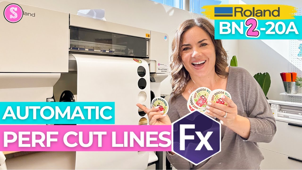 How to Add Roland Perf Contour Cut Lines in Flexi for BN2-20A (So Easy)