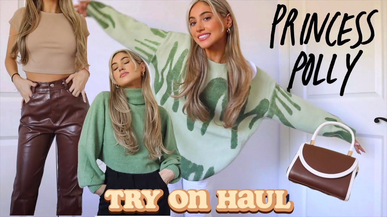 HUGE FALL princess polly try-on haul | *cute & aesthetic fall clothes*
