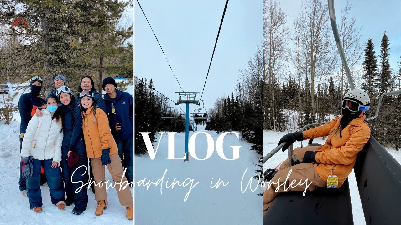 Snowboarding/Skiing with the Gang | Worsley, Alberta | Christine Ohao