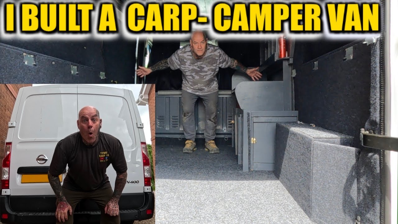 I BUILT A CARP- CAMPER VAN / START TO FINISH / CARP FISHING / CAMPERVAN