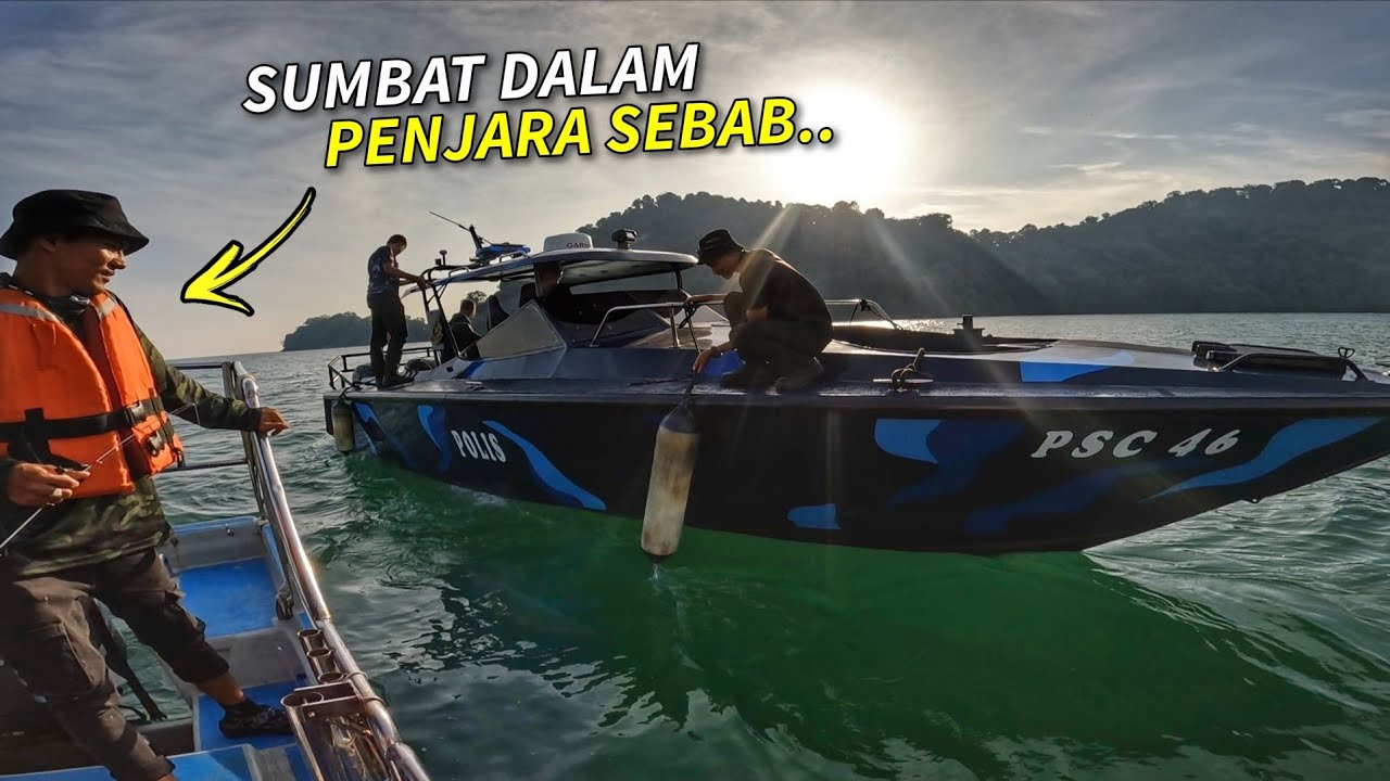 DISEKAT POLIS MARIN Sewaktu Habis Memancing!!
