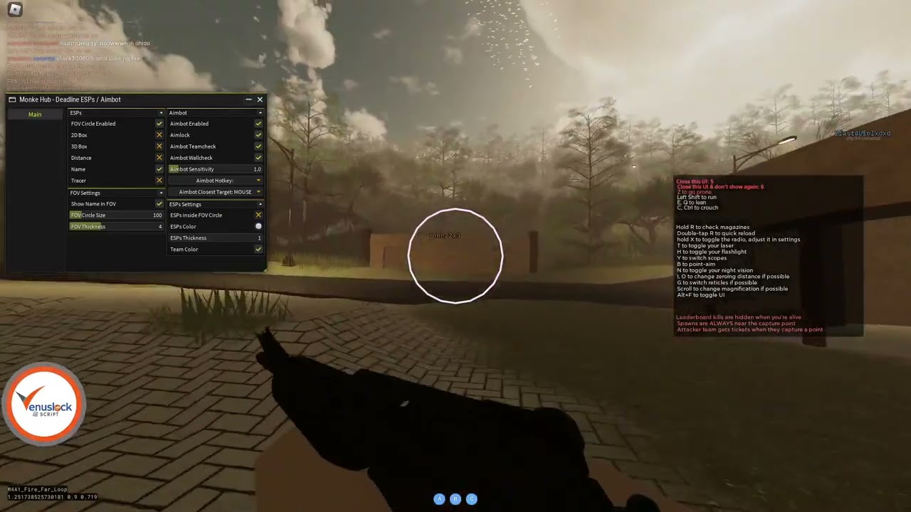 🔥 NEW DEADLINE AIMBOT SCRIPT 🔥SILENT AIM AND ESP | ROBLOX SCRIPTS