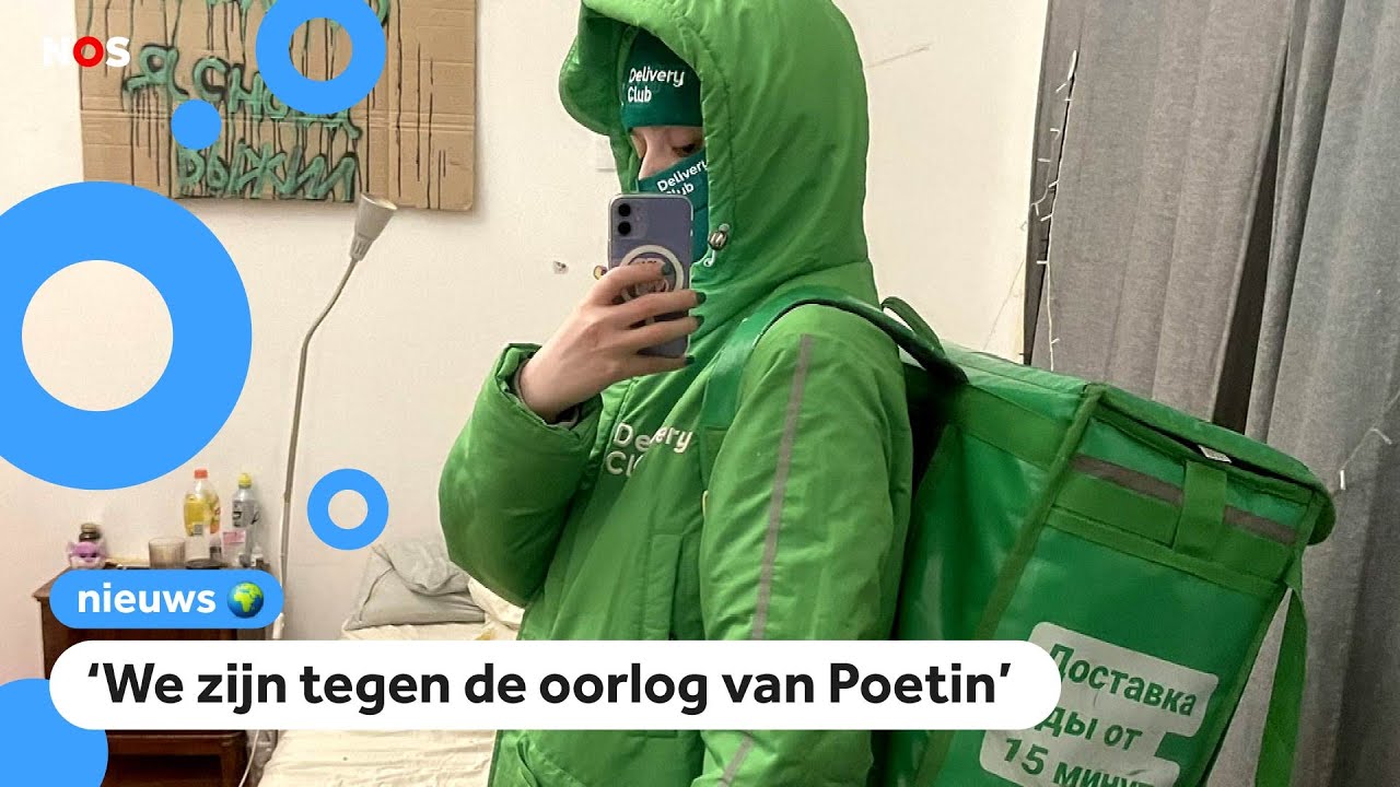 Zangeres ontsnapt uit Rusland verkleed als maaltijdbezorger