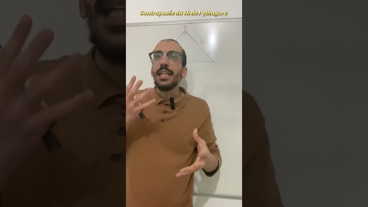 Contraposée du Théorème de Pythagore 