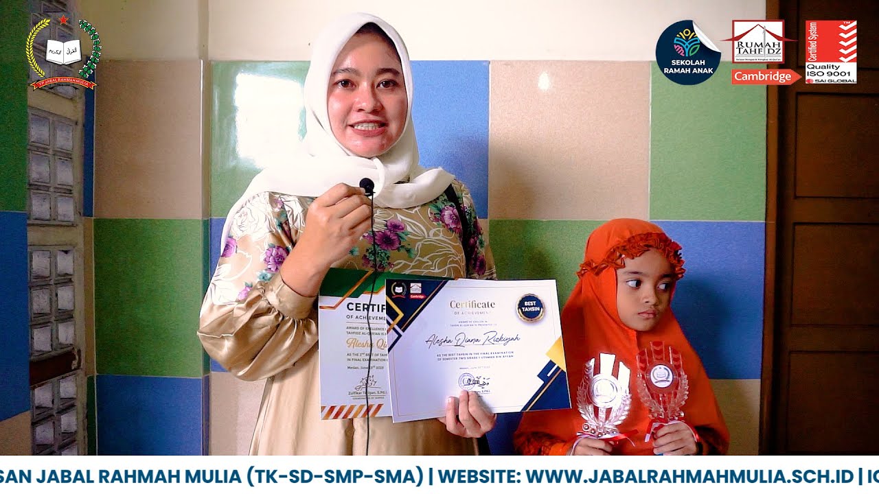 Tanggapan Orang Tua Siswa Dari Best Tahfidz & Tahsin | Pembagian Rapor SAS Genap SD Plus JRM
