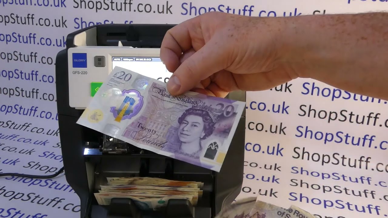 Out The Box First Use Tutorial Instructions Glory GFS200 GFS-220 Bank Note Bill Counter