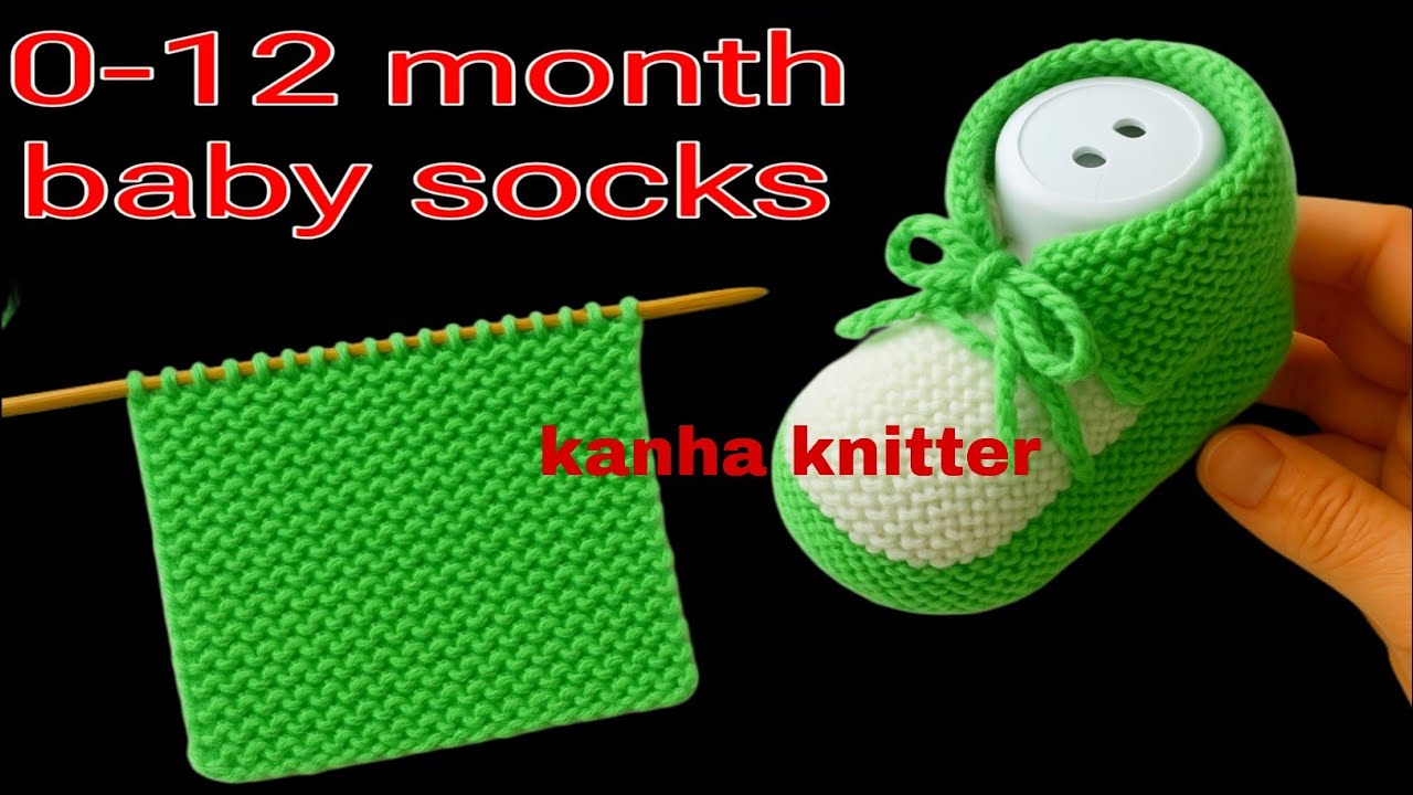 Easy way to make baby socks | Easy Woolen Baby Socks Knitting