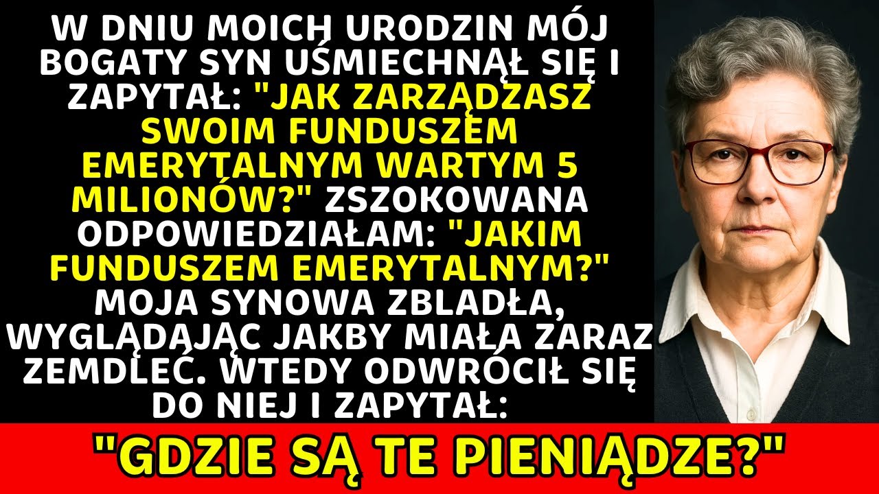 Mój bogaty syn zapytał, jak wydaję „pieniądze z emerytury”, których nigdy nie dostałam…