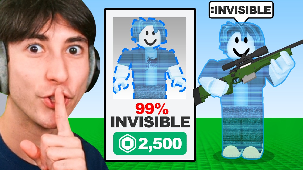 I Cheated with 99% Invisibility in Roblox