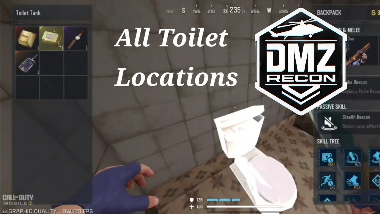 All Hidden Toilet Locations in Serpent Island DMZ – Call Of Duty Mobile | DMZ GUIDE