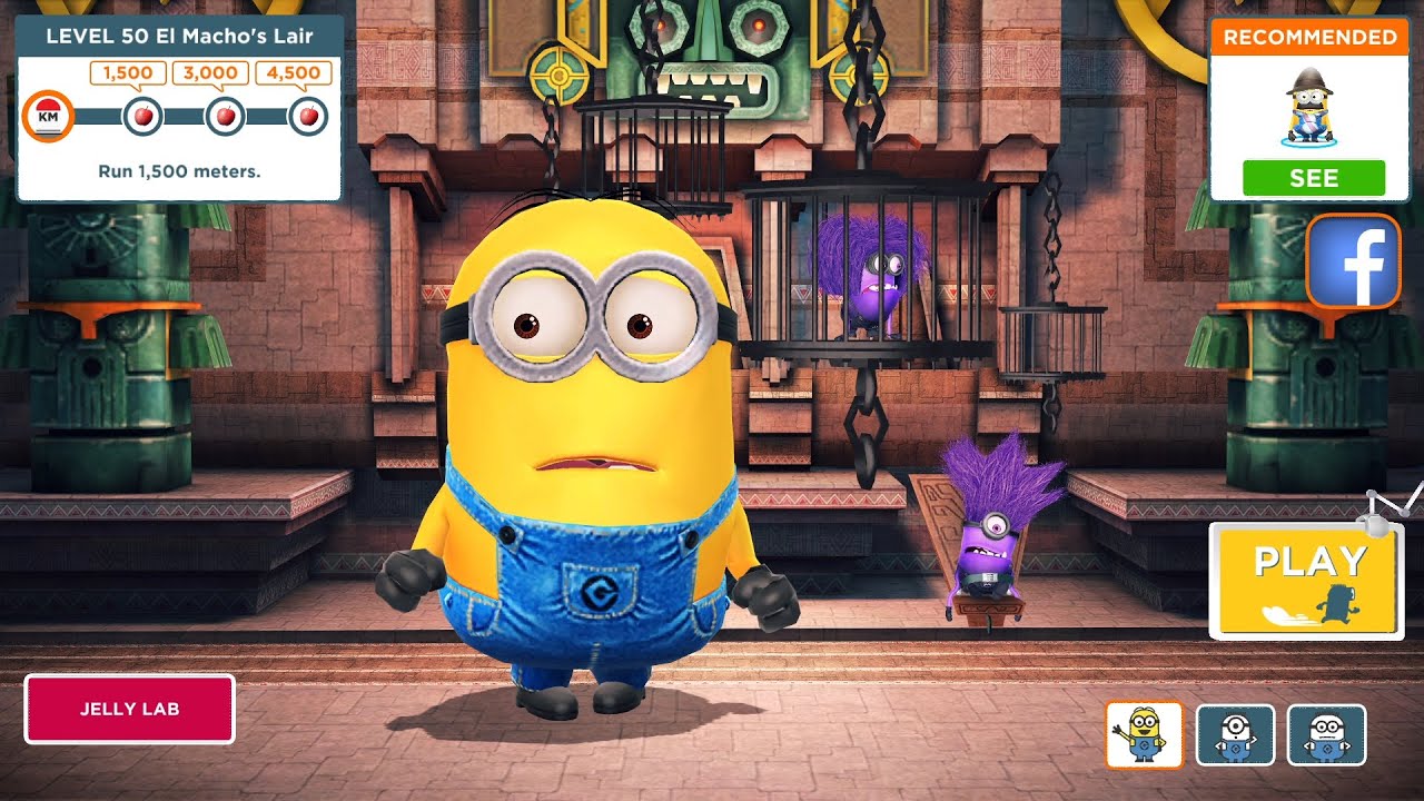 Гадкий Я: Minion Rush (2022) Игровой процесс 50-го уровня — разблокируйте логово Эль Мачо (ПК HD)