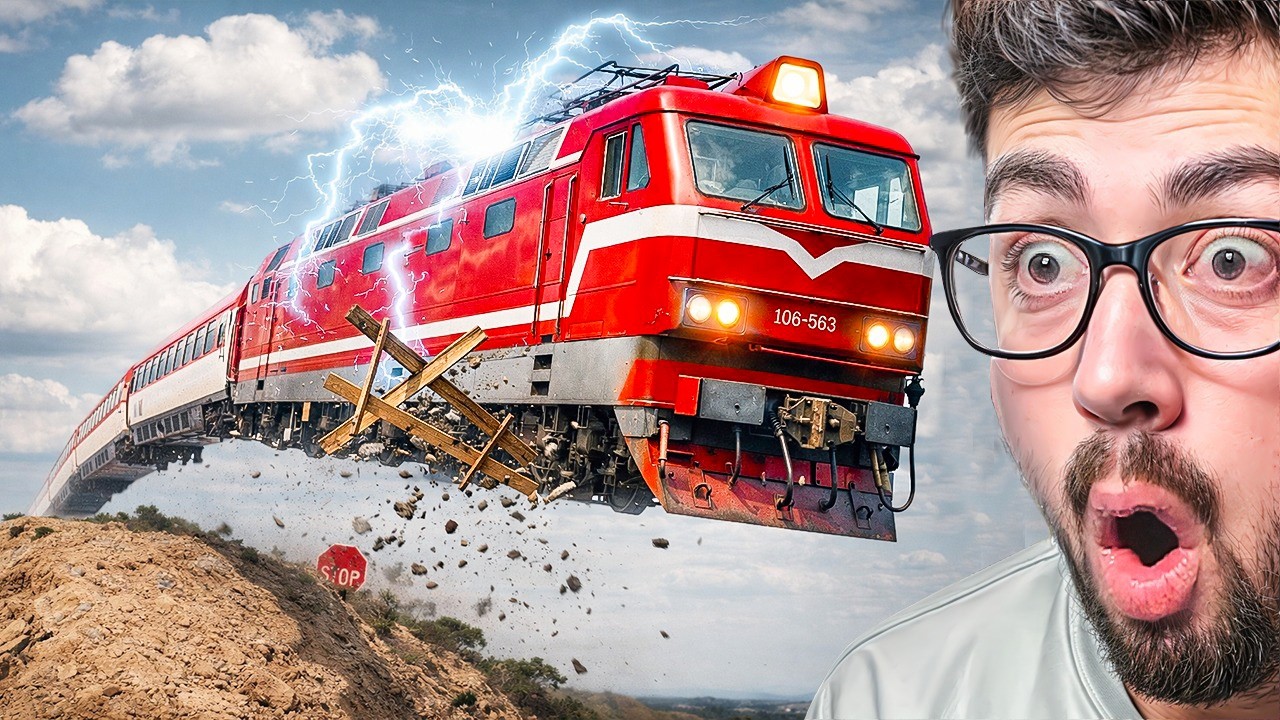 ACCIDENTES REALES DE TRENES 😱 | BeamNG Drive