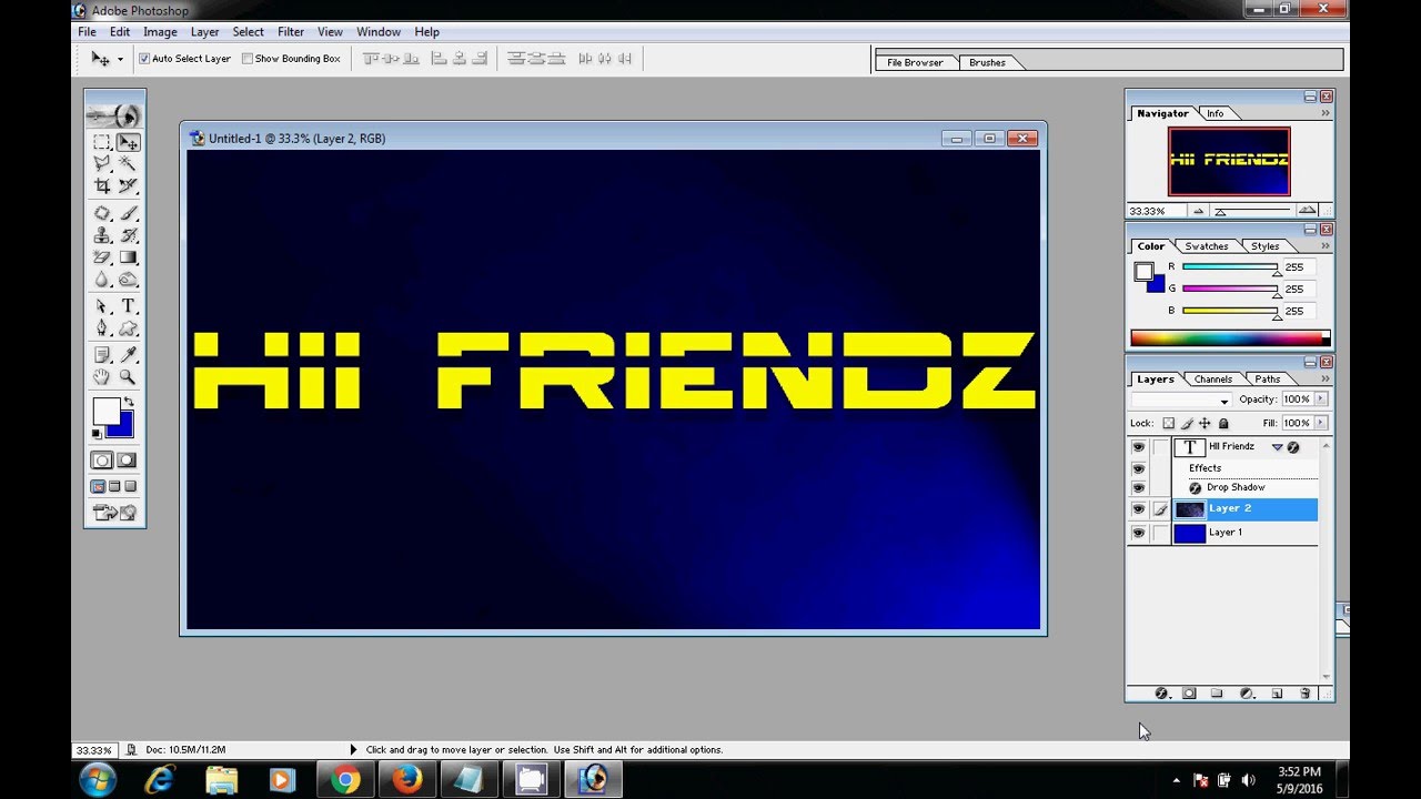 photoshop Text Tool Tutorial - Photoshop CS6