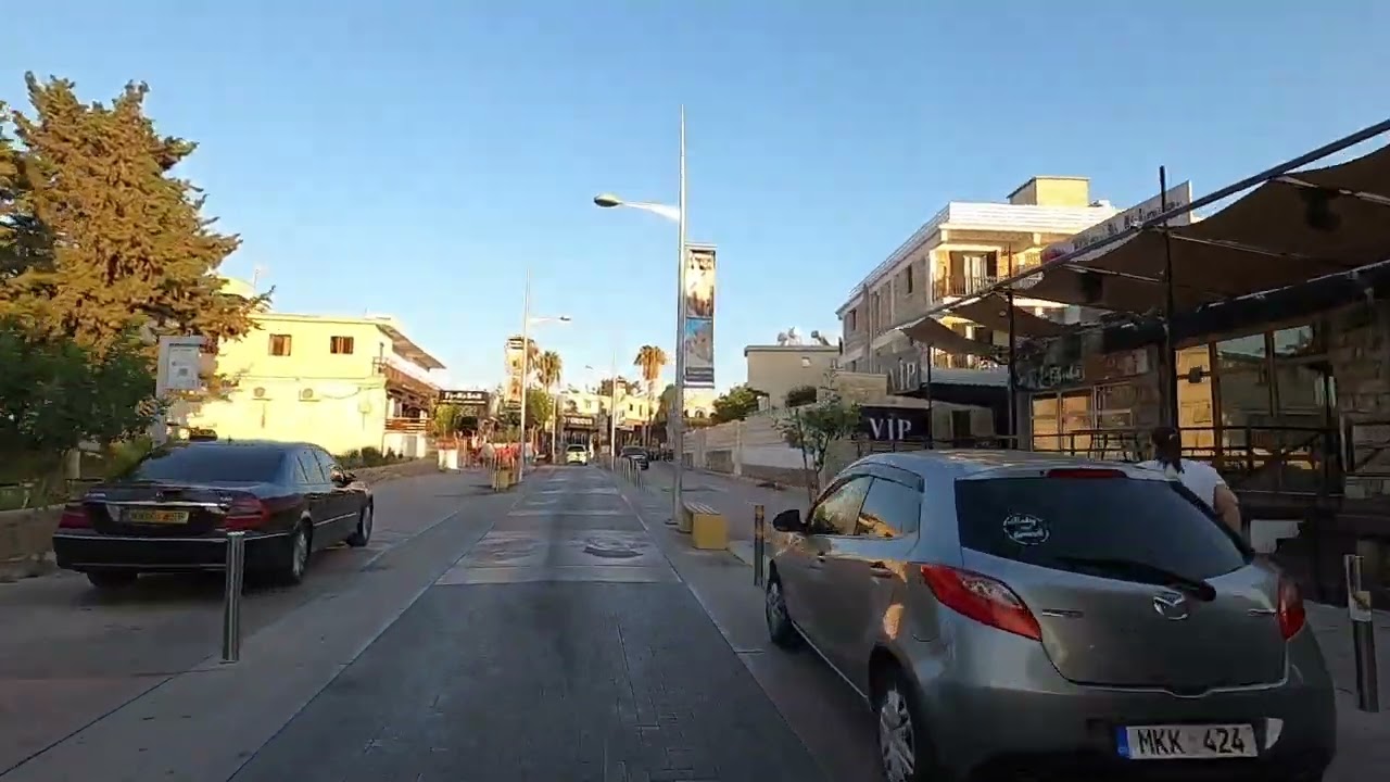 Chypre Paphos Centre ville, Gopro / Cyprus Paphos City center, Gopro