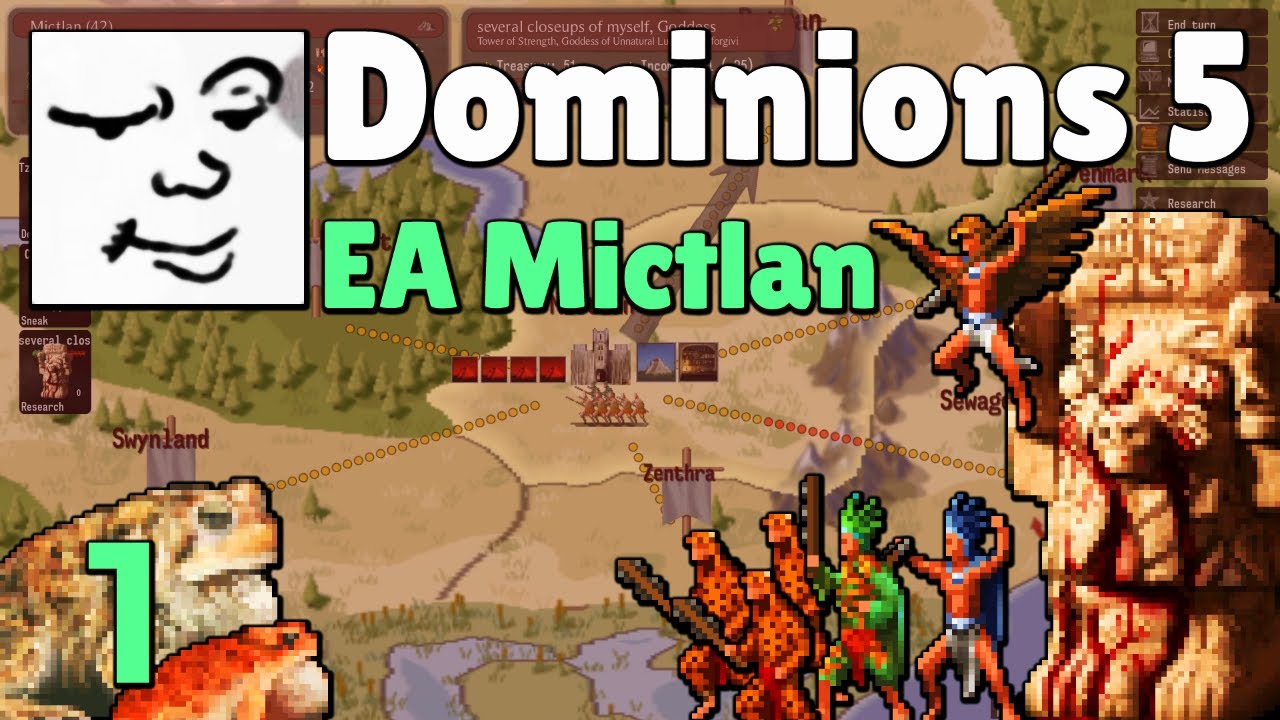 Dominions 5 | EA Mictlan, Turn 1-3 | Mu Plays