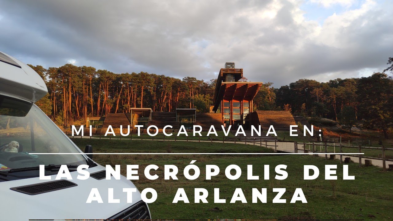 Un lugar de pernocta con Autocaravana &Uacute;NICO y Necr&oacute;polis del Alto Arlanza. UNA RUTA SIN DESTINO 09