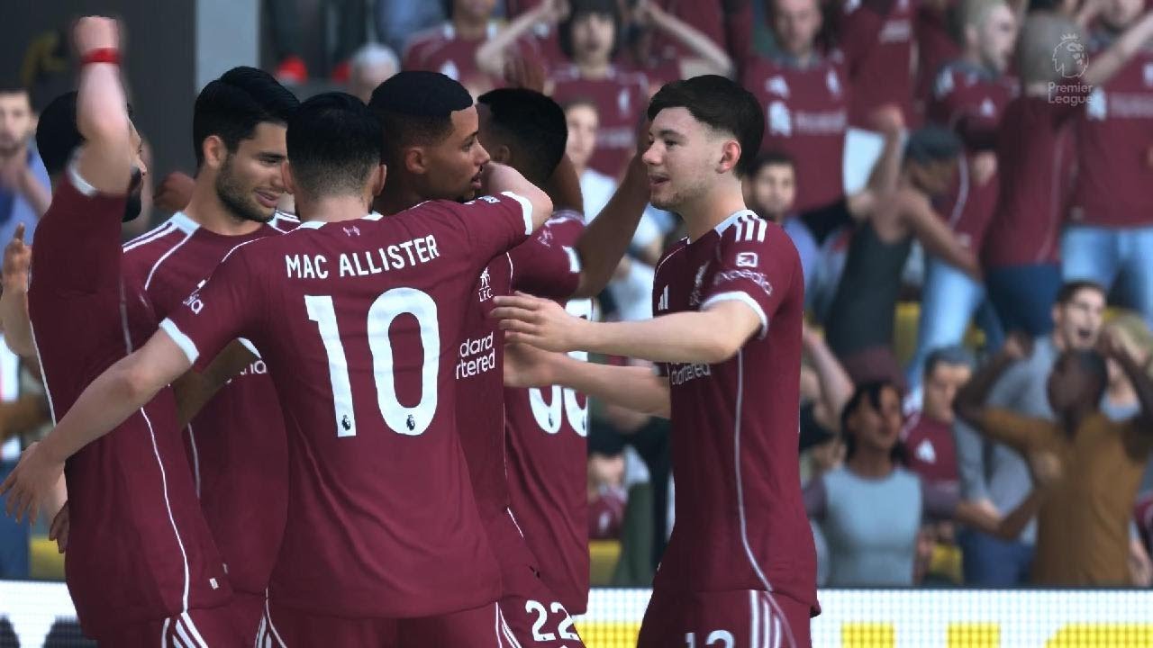 FC26 - Liverpool v Wolves - gameplay