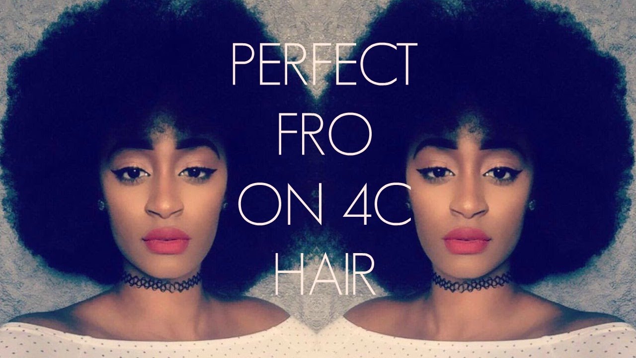 HOW TO: VOLUMINOUS AFRO ON 4C HAIR (NO HEAT)