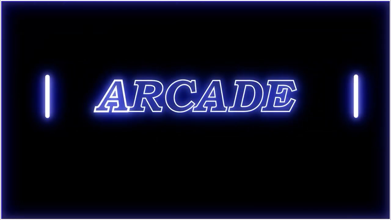 Arcade Retro Opening Screen Animation