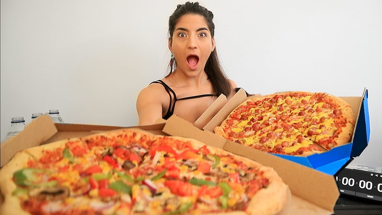БОЛЬШИЕ пиццы Dominos Pizzas против Молли Скайлер и Нелы Зиссер!! #Девушкапротиведы