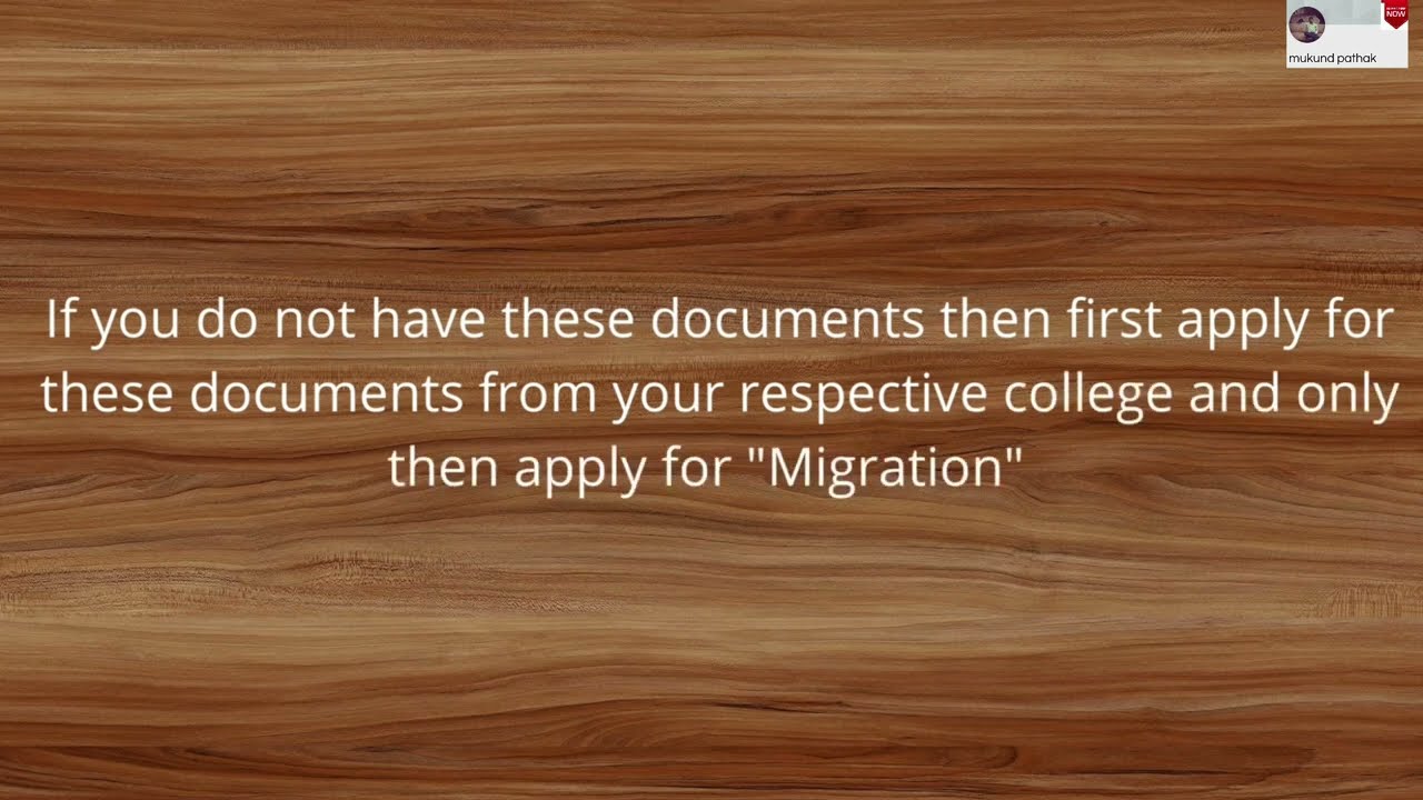 कैसे करे Apply Migration Certificate के लिए? Mumbai University l कौन कौन से Doc लगेगा? Other info