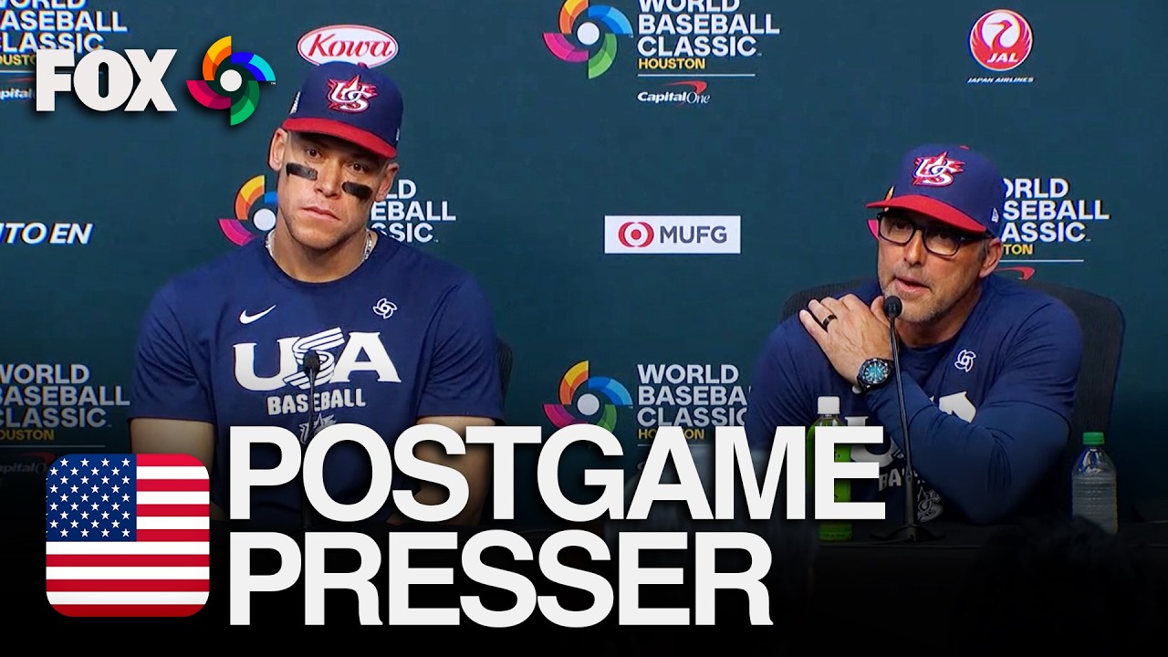 Postgame Press Conference: USA's Aaron Judge talks advancing to WBC Semifinals after win vs. Canada