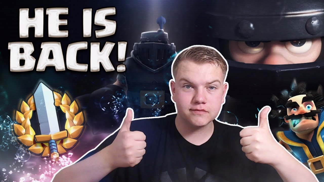 MEGA KNIGHT IS BACK! Miner Mega Knight Control Deck LIVE Grand Challenge Gameplay - Clash Royale