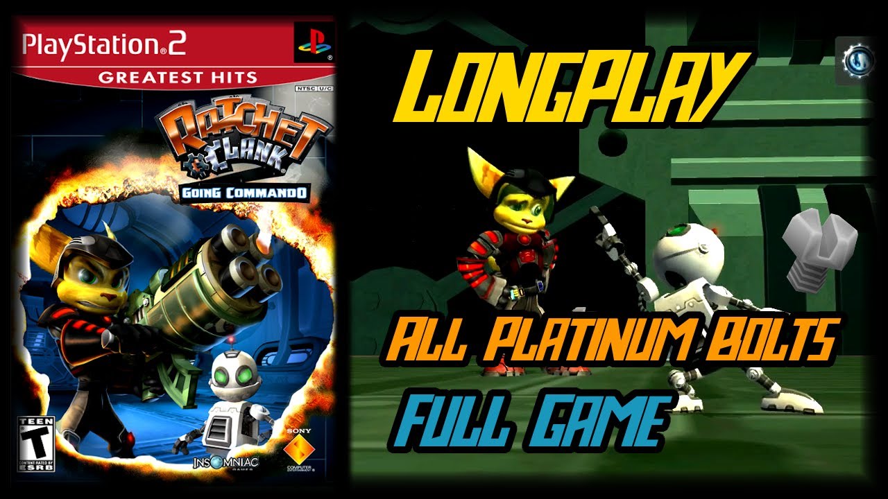 Ratchet & Clank 2 Going Commando - Longplay All Platinum Bolts Full Game Walkthrough (No Commentary)