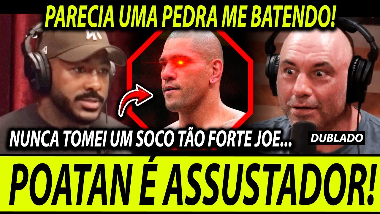 POATAN É GENETICAMENTE BIZARRO!🚨 KHALIL e JOE ROGAN em CHOQUE com A FORÇA DE ALEX POATAN no UFC