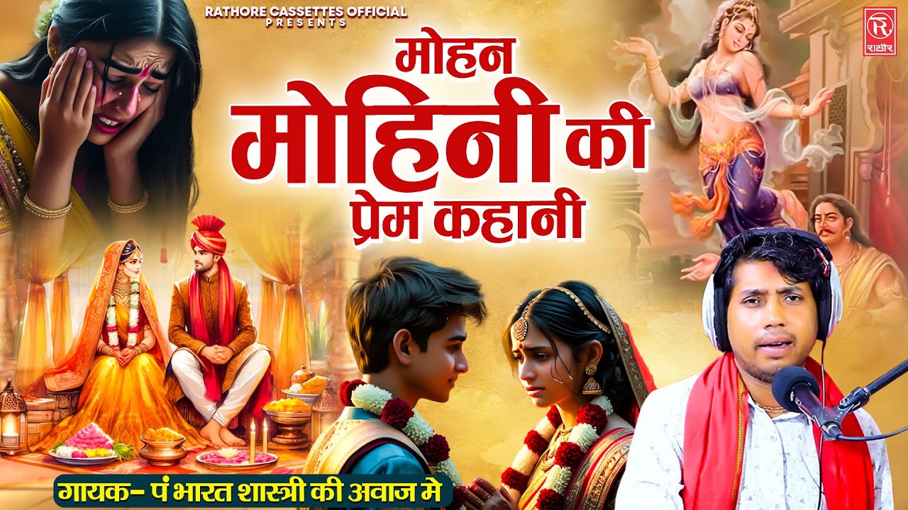 प. भारत शास्त्री की आवाज में - मोहन मोहिनी की प्रेम कहानी - Kissa Mohan Mohini - Dehati Kissa Kahani