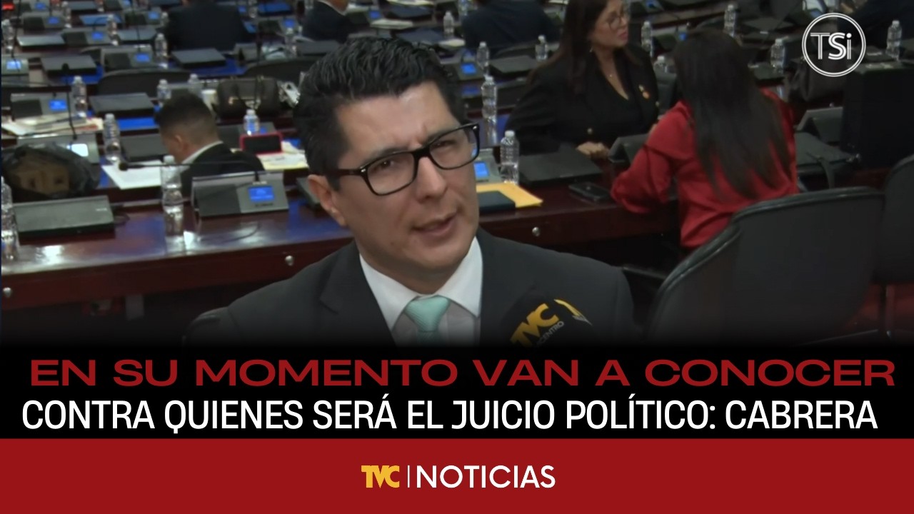 En su momento van a conocer contra quienes será el Juicio Político: Cabrera