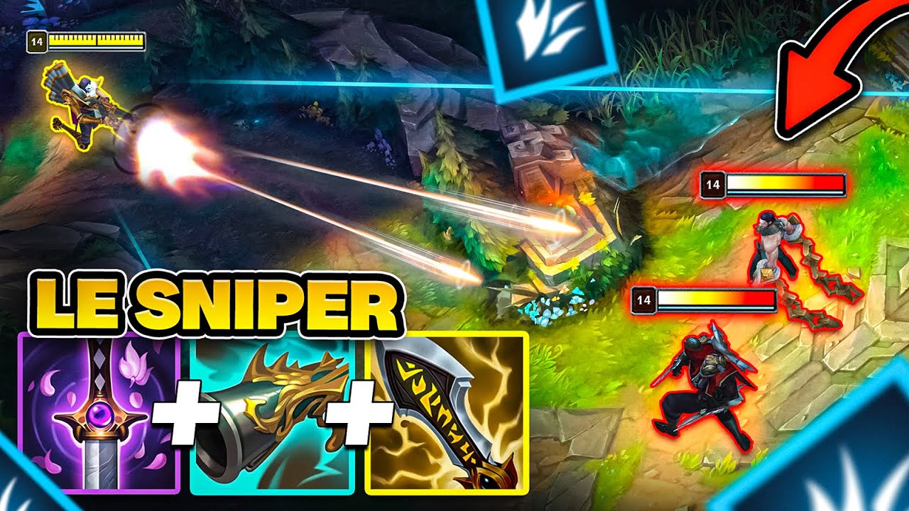 JHIN JUNGLE, LE SNIPER DE LA JUNGLE (C'est inhumain ahah)