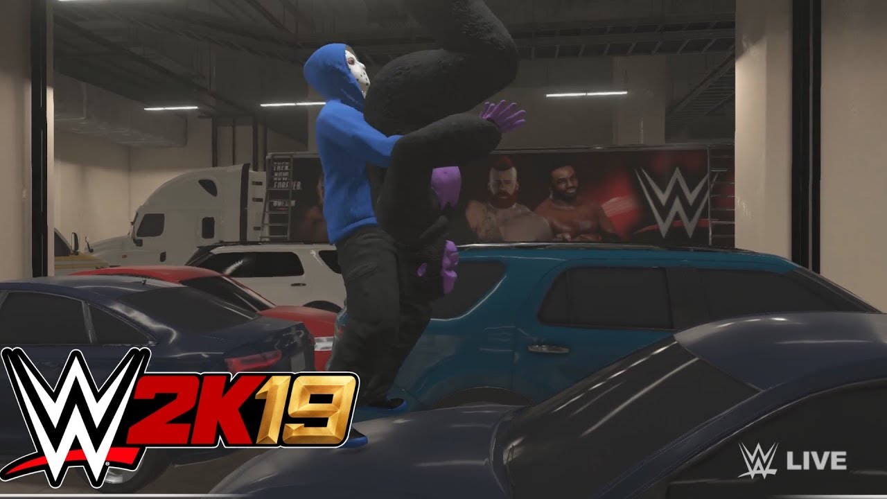 DELIRIOUS HELPS ME FIND MY CAR | WWE 2k19 | w/ h2Odelirious