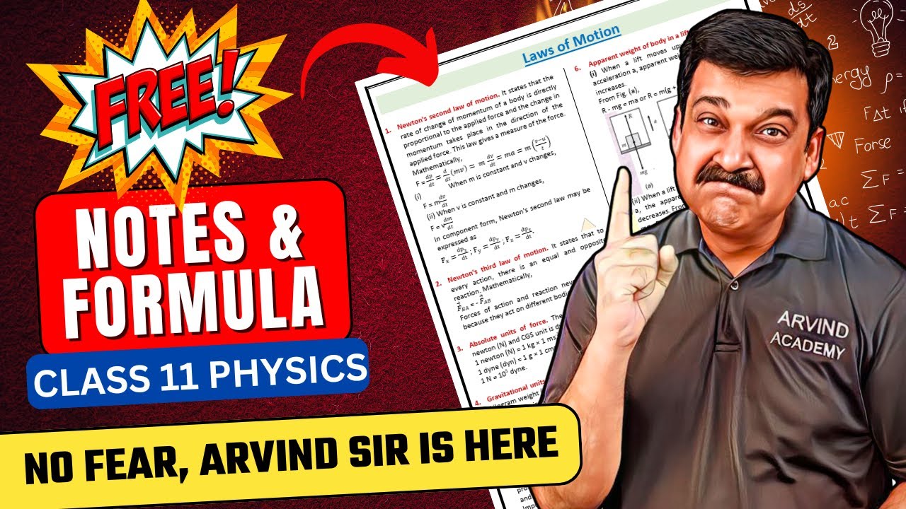 Class 11 FREE NOTES