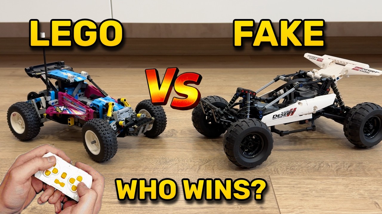 $300 RC LEGO Buggy vs $50 RC FAKE Buggy – Who Wins?